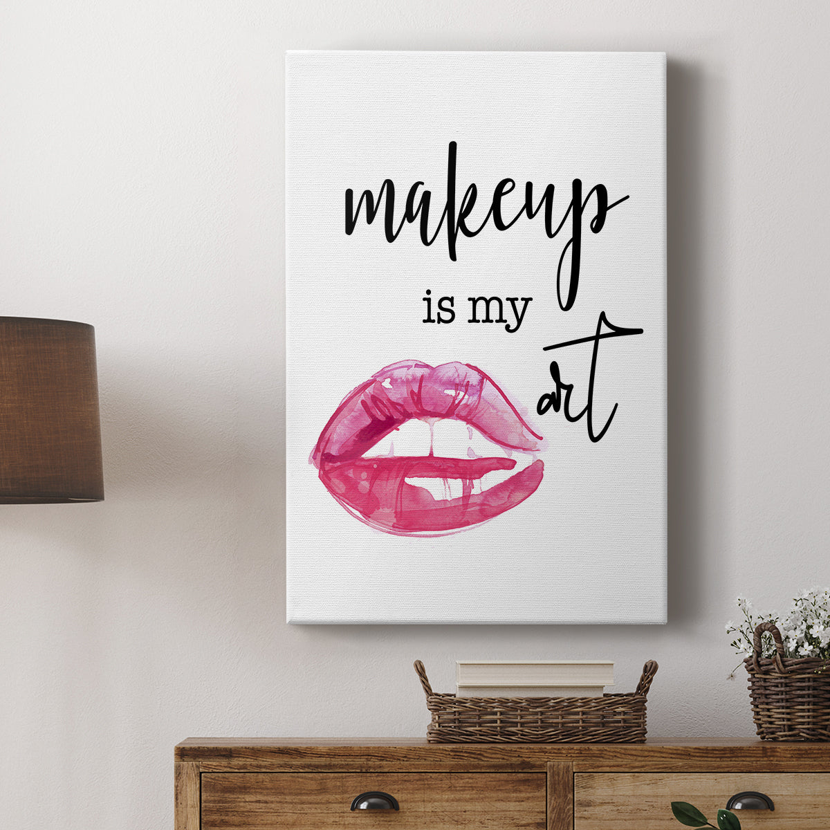 Makeup is My Art - Canvas Art Print