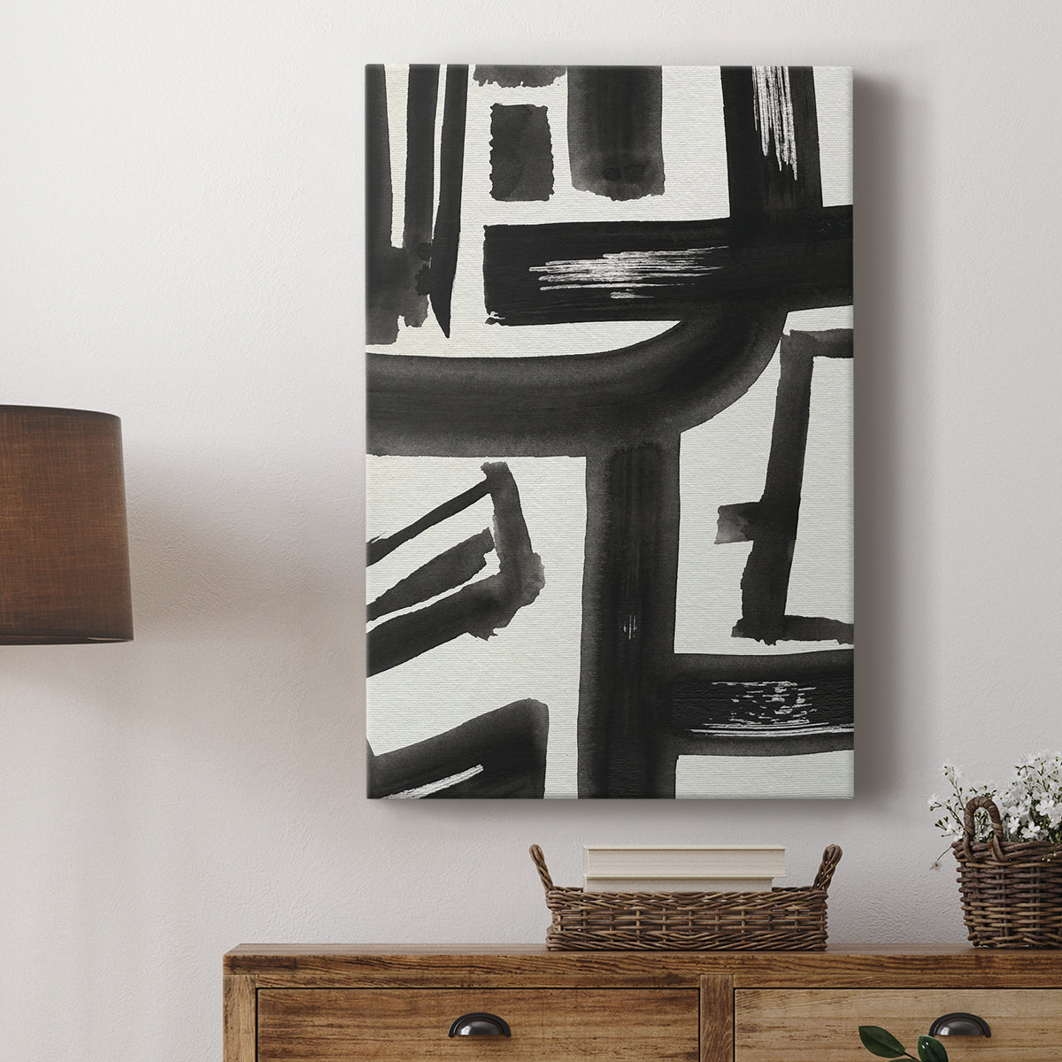 Inkwell Intersect II - Canvas Art Print