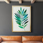 Palm Frond Flow III - Modern Framed Canvas Print