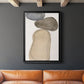 River Rocks Contour I - Modern Framed Canvas Print