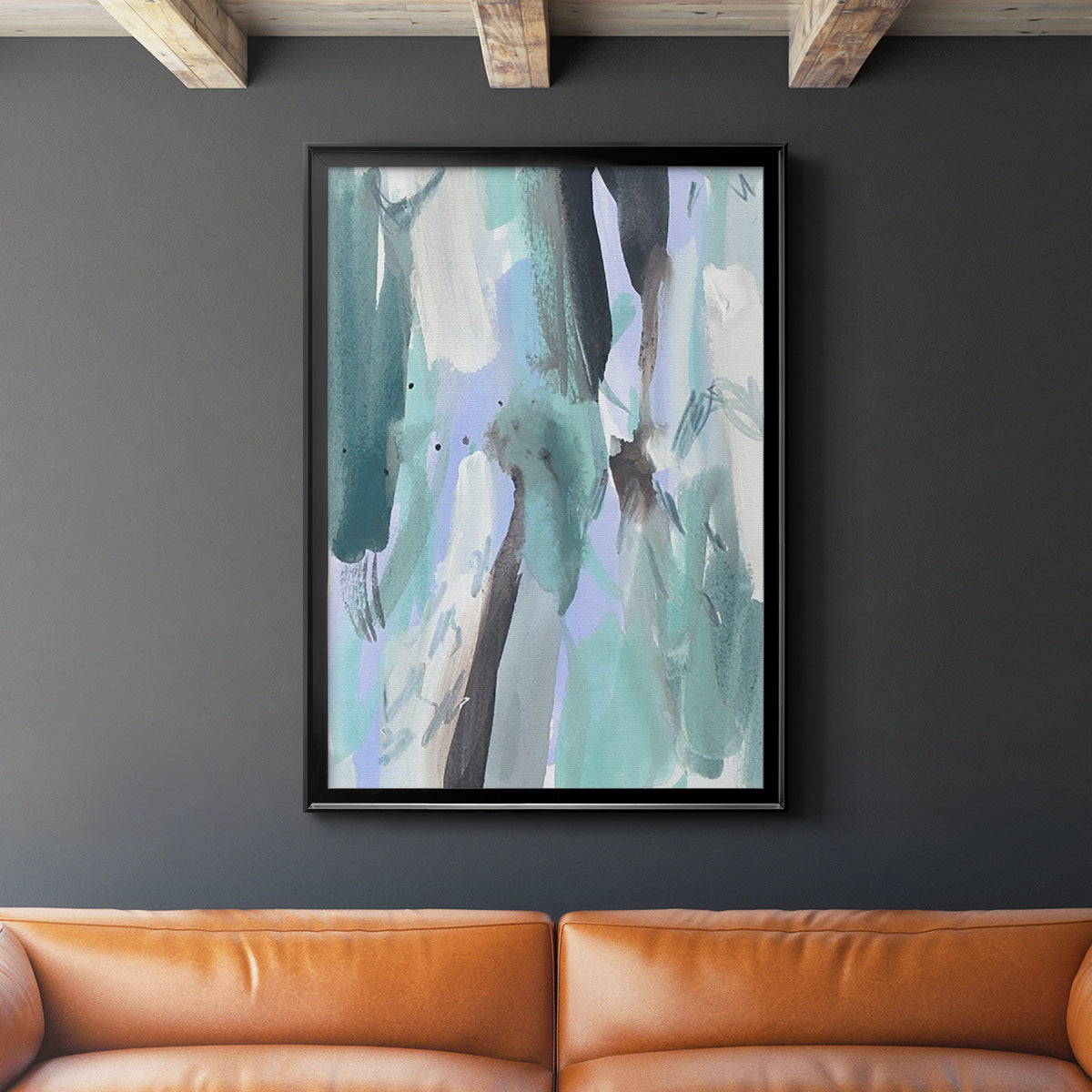 Ocean Crush VI - Modern Framed Canvas Print