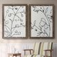 Botanical Sketch I   - Premium Framed Canvas 2 Piece Set - Ready to Hang