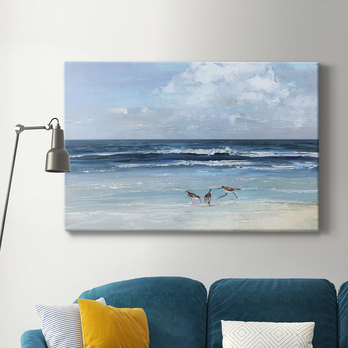 Beach Trio Premium Gallery Wrapped Canvas - Ready to Hang