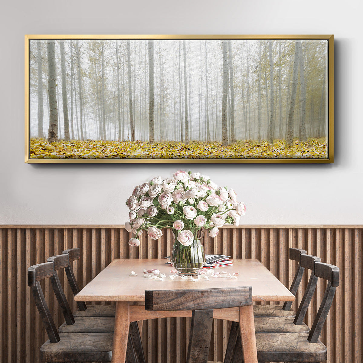 Poplar Grove - Floater Framed Canvas Print