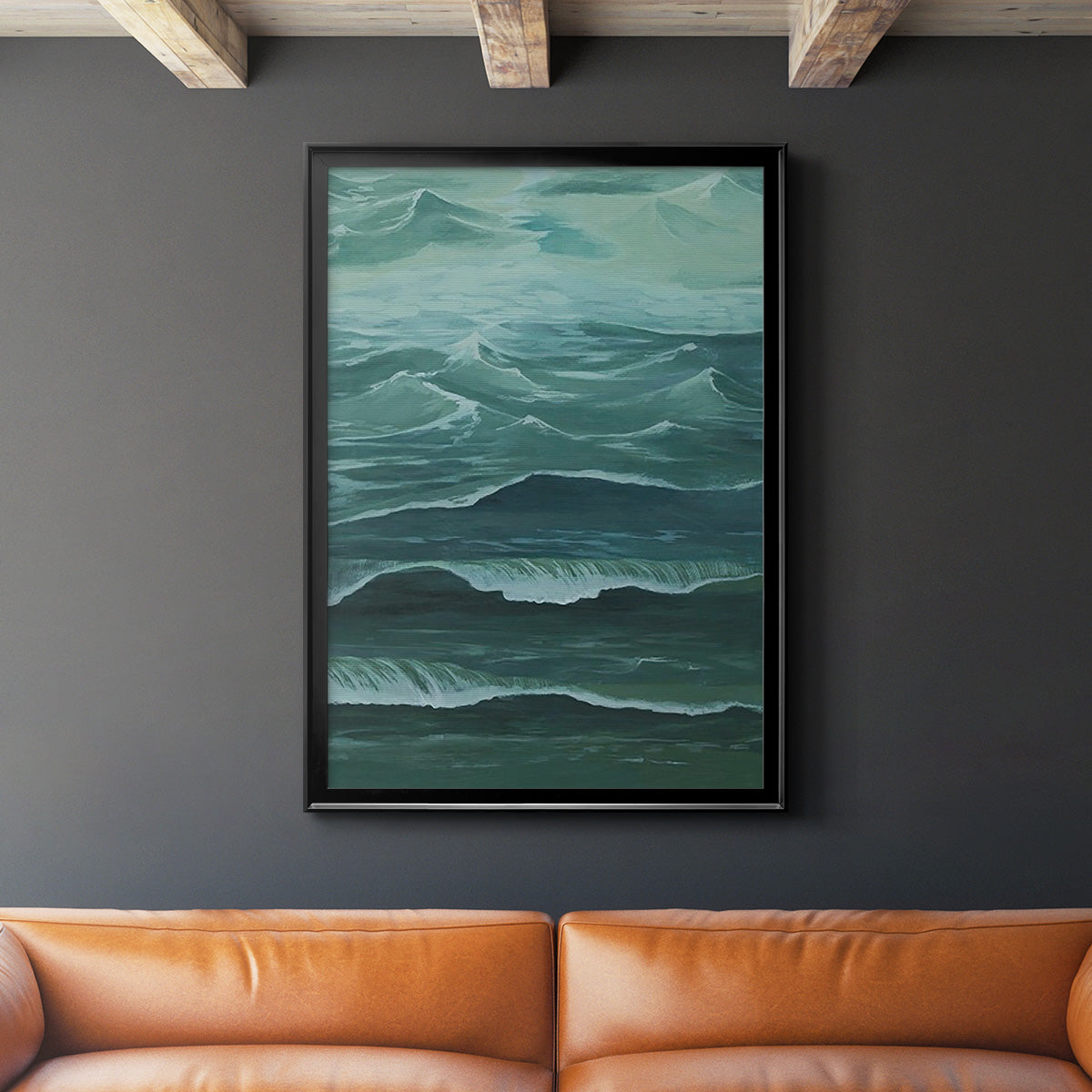 Sandbar Break I - Modern Framed Canvas Print