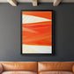 Warm Rays I - Modern Framed Canvas Print