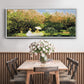 The Garden, 1872 - Floater Framed Canvas Print