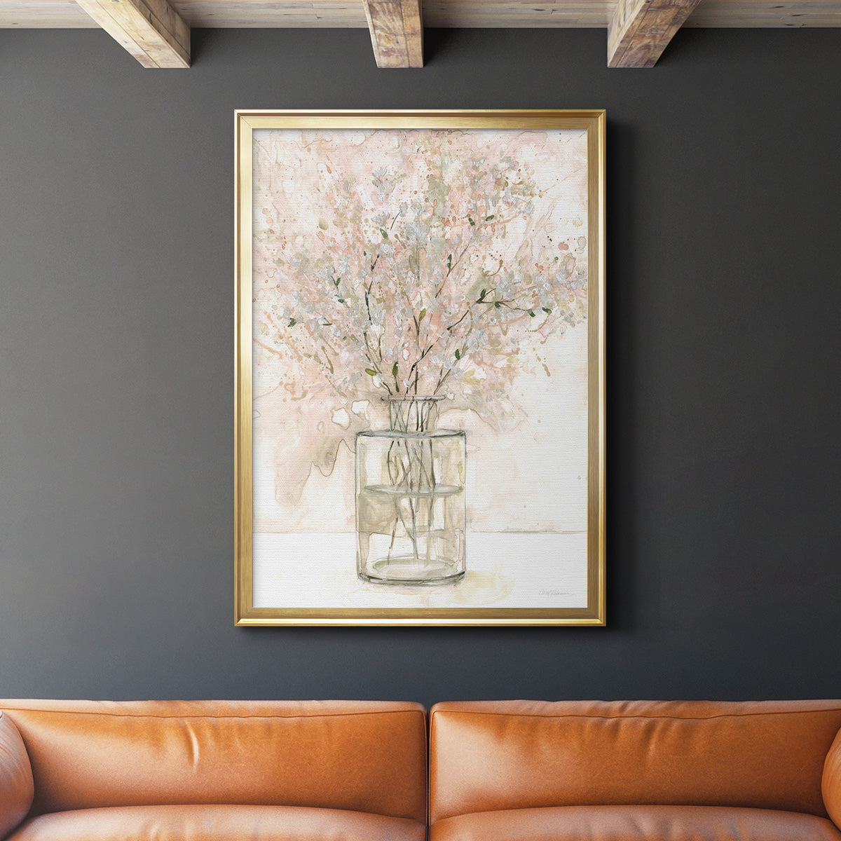 Delicate Arrangement I - Modern Framed Canvas Print
