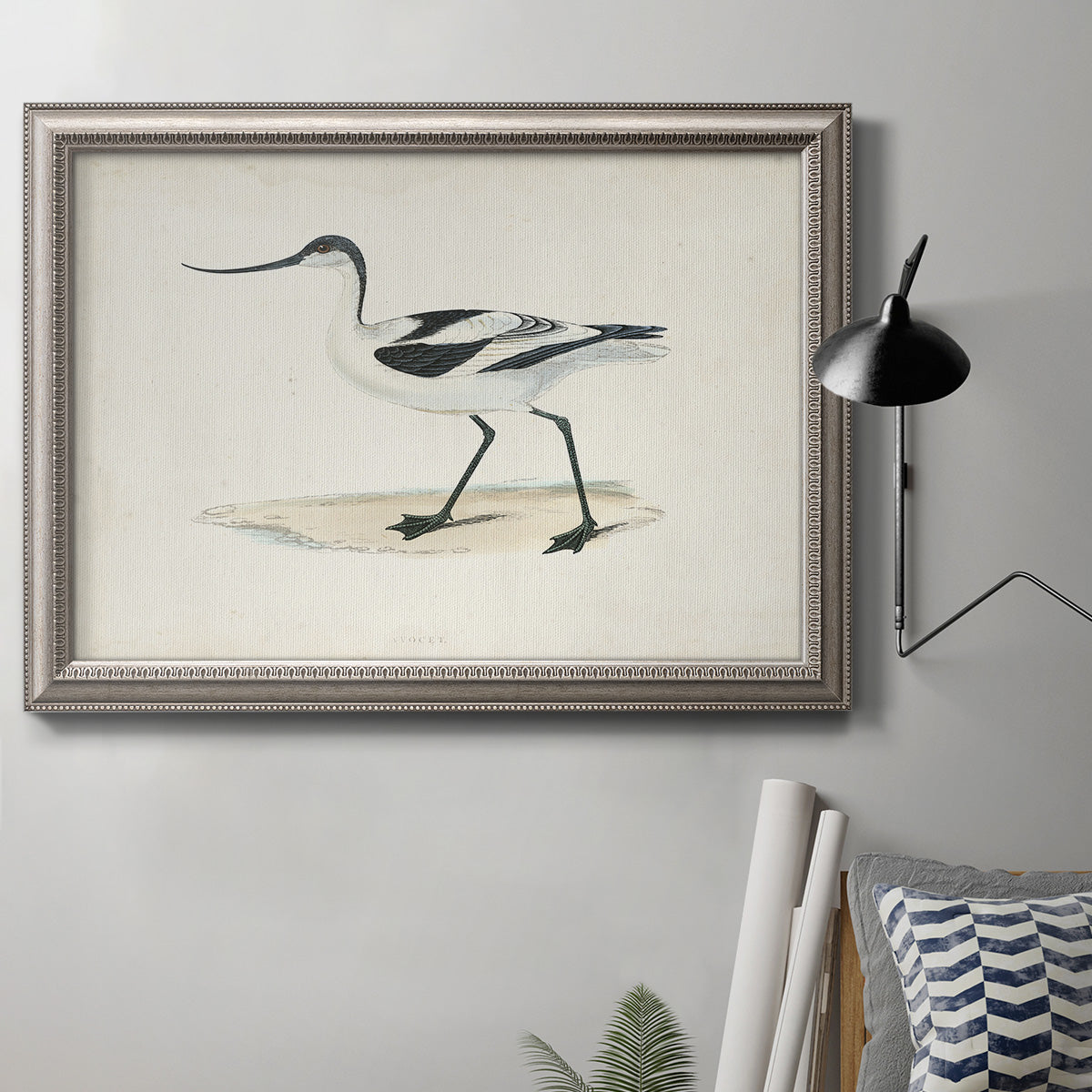 Morris Sandpipers IV Premium Framed Canvas- Ready to Hang