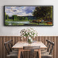 The Banks of the Seine near Jeufosse (Eure), 1880 - Floater Framed Canvas Print
