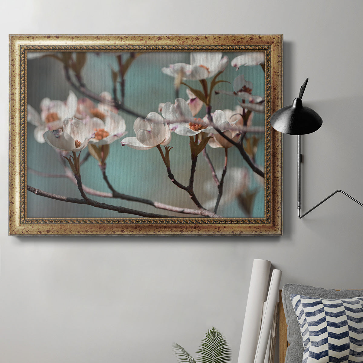 Dogwood Spring IV Premium Framed Canvas- Ready to Hang