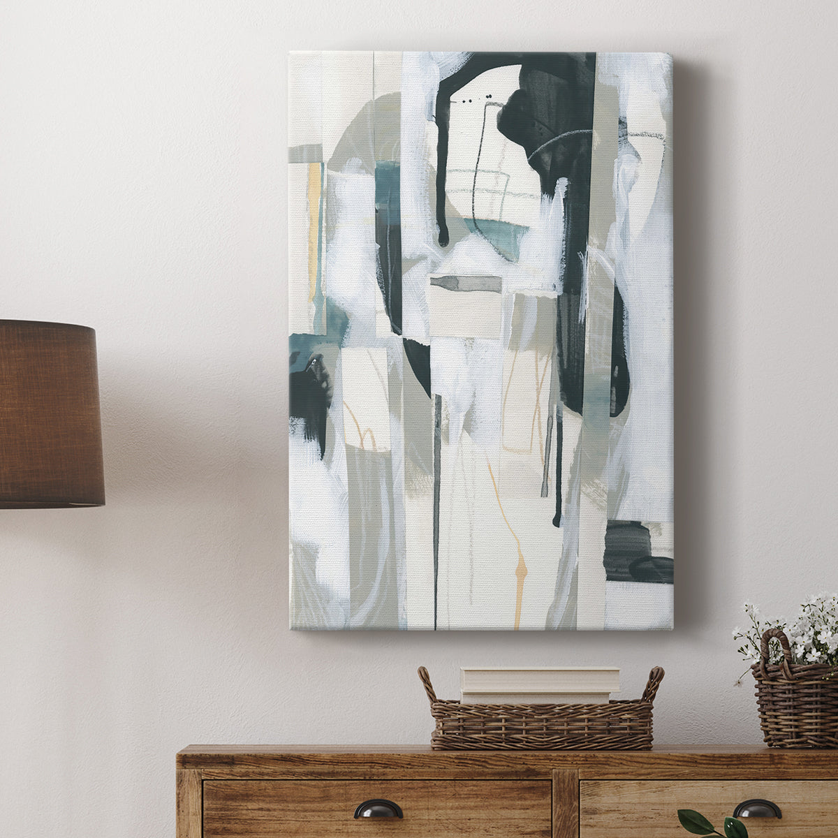 Sea Cavern Strata II - Canvas Art Print