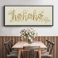 Golden HoHoHo - Floater Framed Canvas Print