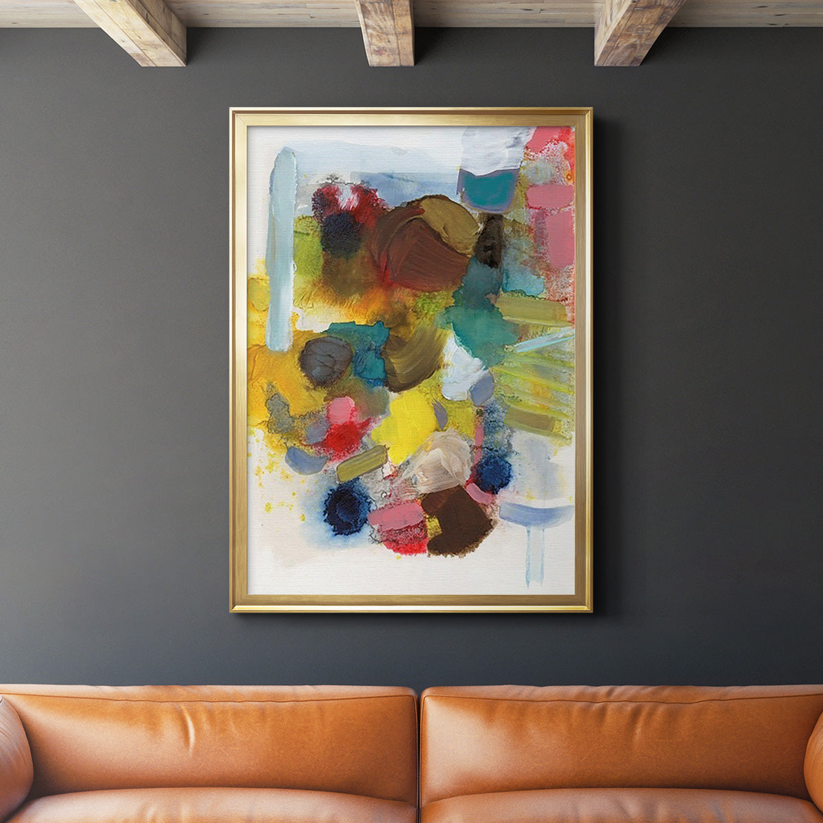 Everything at Once I - Modern Framed Canvas Print