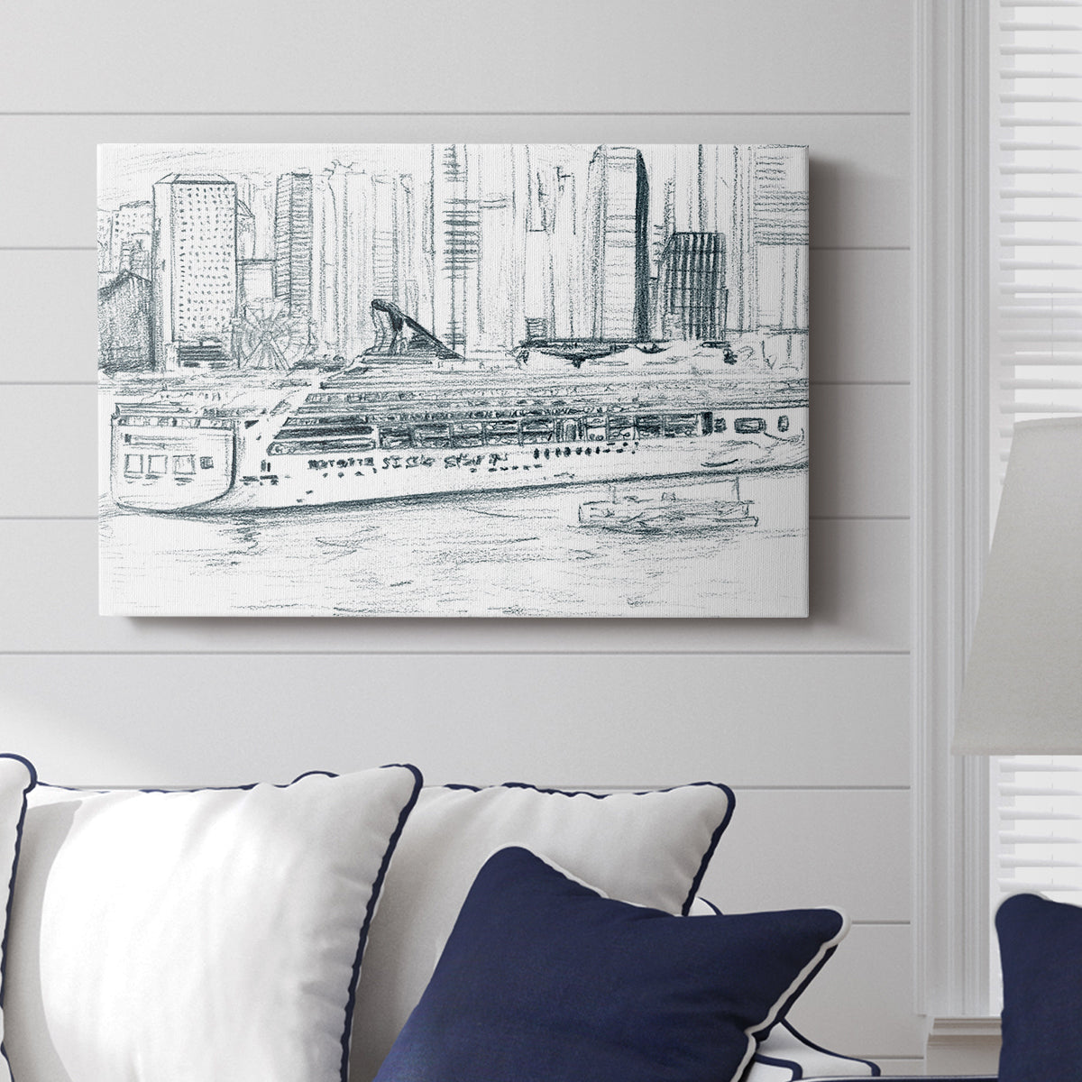 Ferryboats II - Canvas Art Print