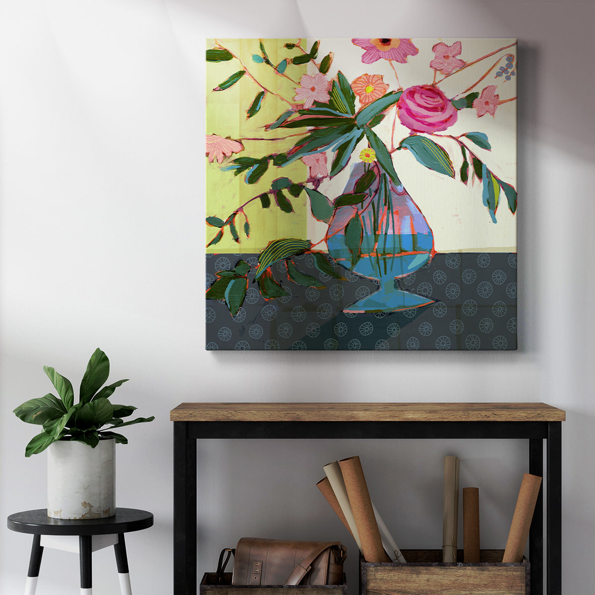 Fanciful Flowers II  - Canvas Art Print