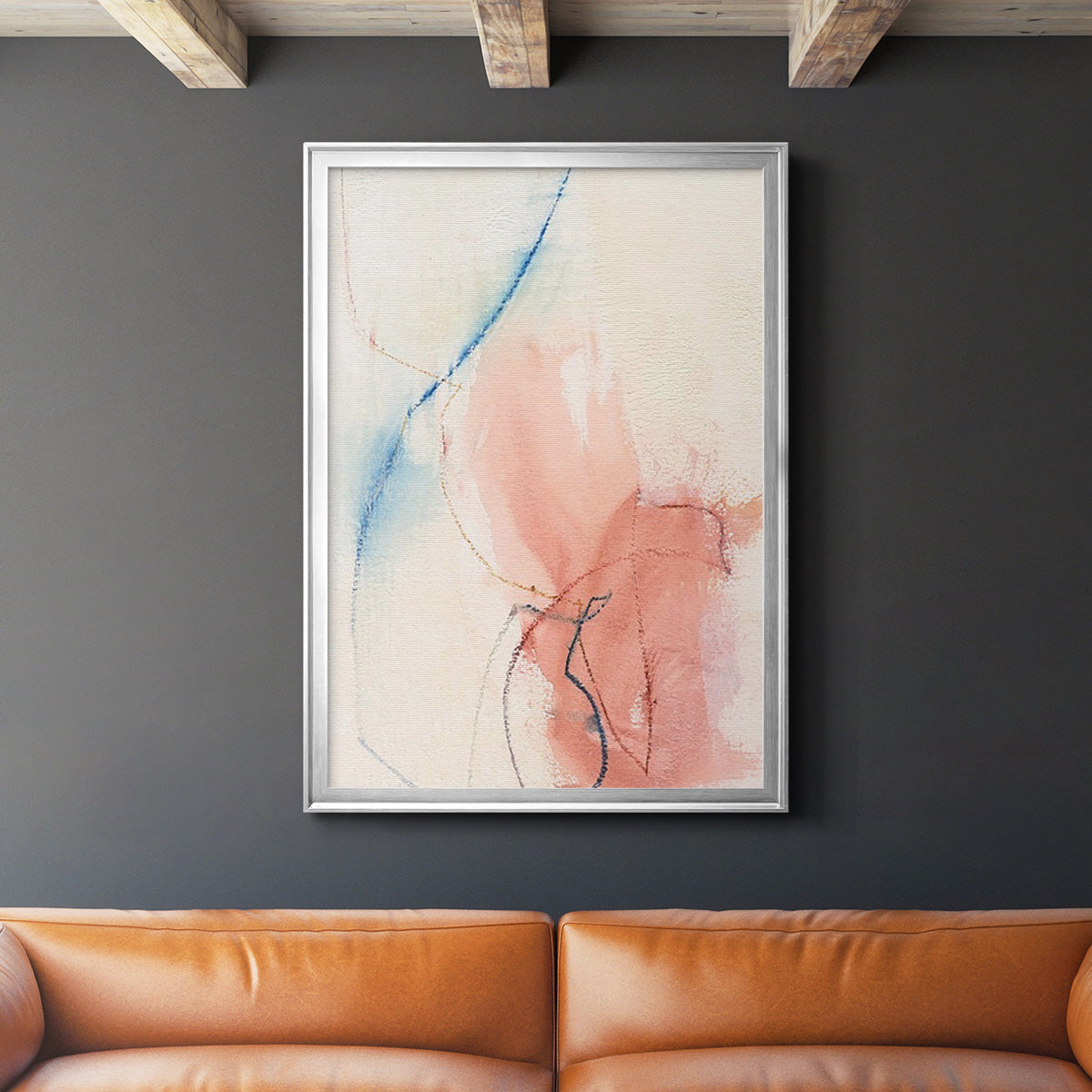 Barxan II - Modern Framed Canvas Print