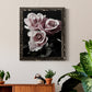 Rose Noir I - Premium Canvas Framed in Barnwood - Ready to Hang