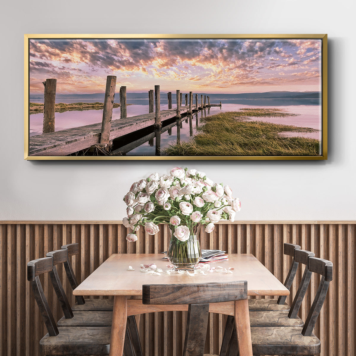 Sky - Floater Framed Canvas Print