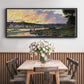 The Seine at Bougival in the Evening, 1870 - Floater Framed Canvas Print