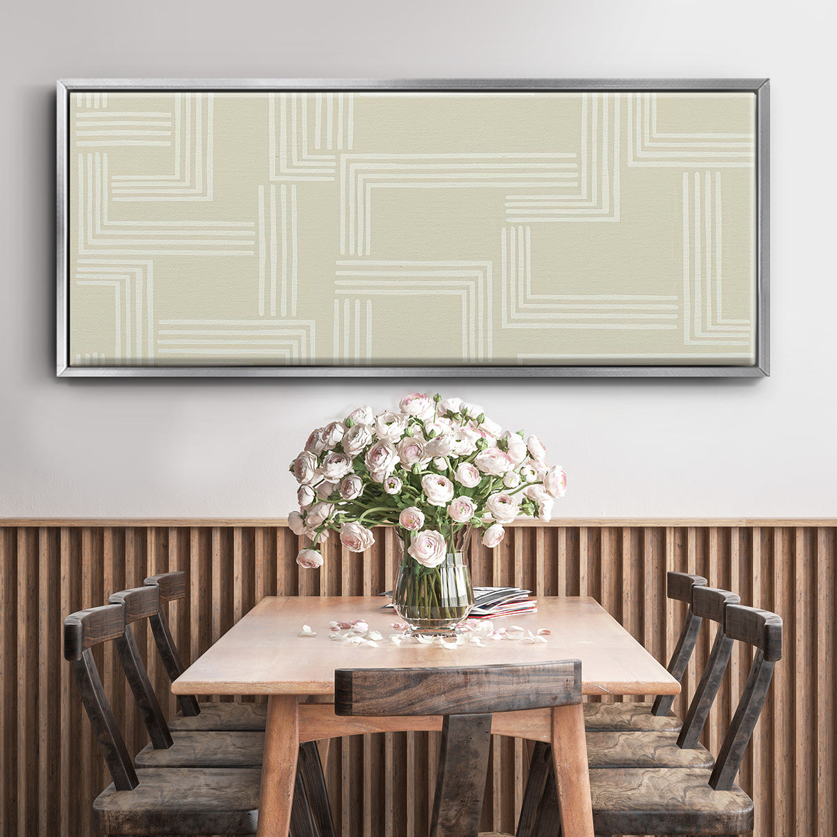 Roll Crossing IV - Floater Framed Canvas Print