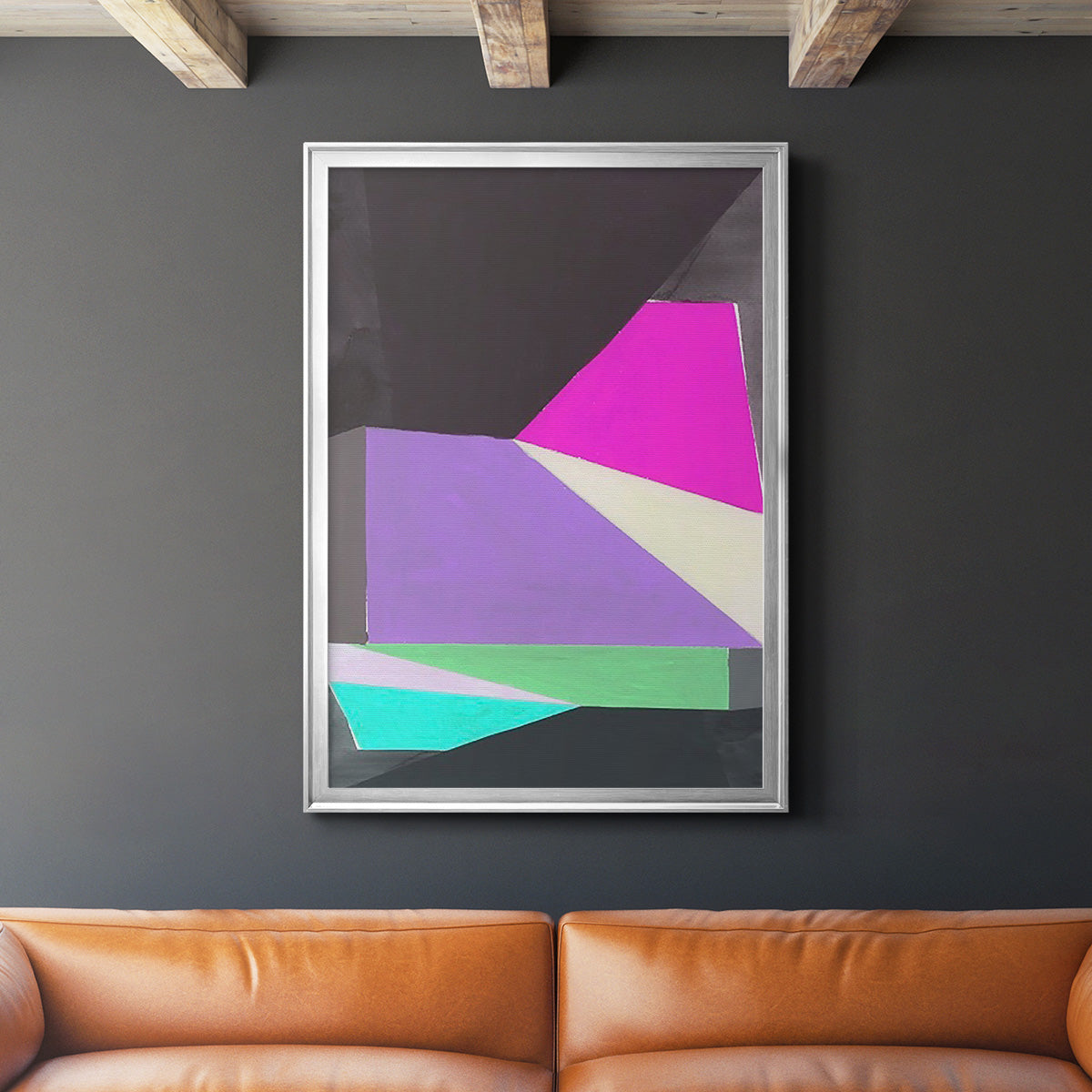 Chop III - Modern Framed Canvas Print