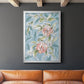 Faded Camellias II - Modern Framed Canvas Print