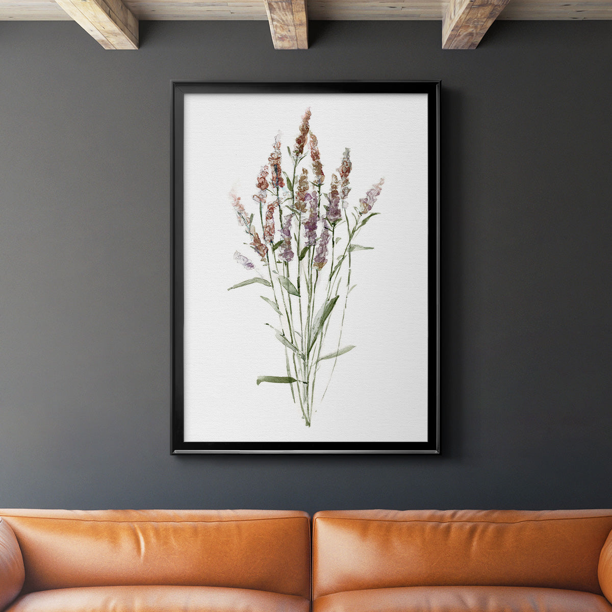 Dainty Botanical III - Modern Framed Canvas Print
