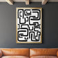 Shuffle II - Modern Framed Canvas Print