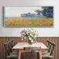 Oat and Poppy Field, 1890 - Floater Framed Canvas Print