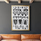 Grey Arches II - Modern Framed Canvas Print