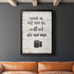 Changing the Roll - Modern Framed Canvas Print