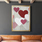DIY Love Collection F - Modern Framed Canvas Print