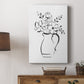 Sketchy Bouquet II - Canvas Art Print