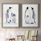 Emperor Penguins I - Premium Framed Canvas 2 Piece Set - Ready to Hang