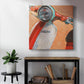 Retro Scooter III-Premium Gallery Wrapped Canvas - Ready to Hang