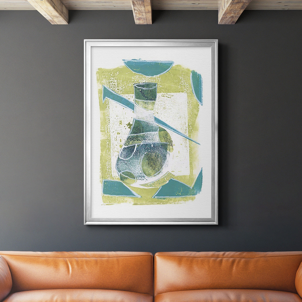 Jubilee Jugs VI - Modern Framed Canvas Print