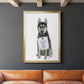 Love and Husky - Modern Framed Canvas Print