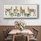 Llama Party - Floater Framed Canvas Print