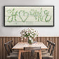 Shiplap Vines Home - Floater Framed Canvas Print