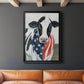 American Cow II - Modern Framed Canvas Print