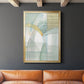 Mint Reflection I - Modern Framed Canvas Print