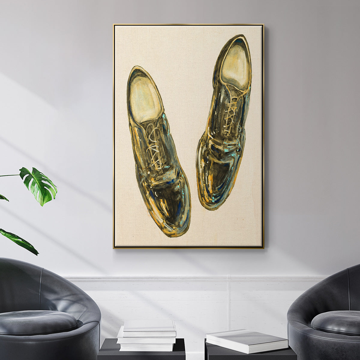 The Shoe Fits I V1 Framed Premium Gallery Wrapped Canvas - Ready to Hang