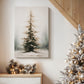Night of Pearled Fir - Canvas Art Print
