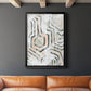 Sand Glyphs I - Modern Framed Canvas Print