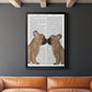 French Kiss Close Up - Modern Framed Canvas Print