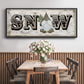 Winter Wonderland Friend Snow - Floater Framed Canvas Print