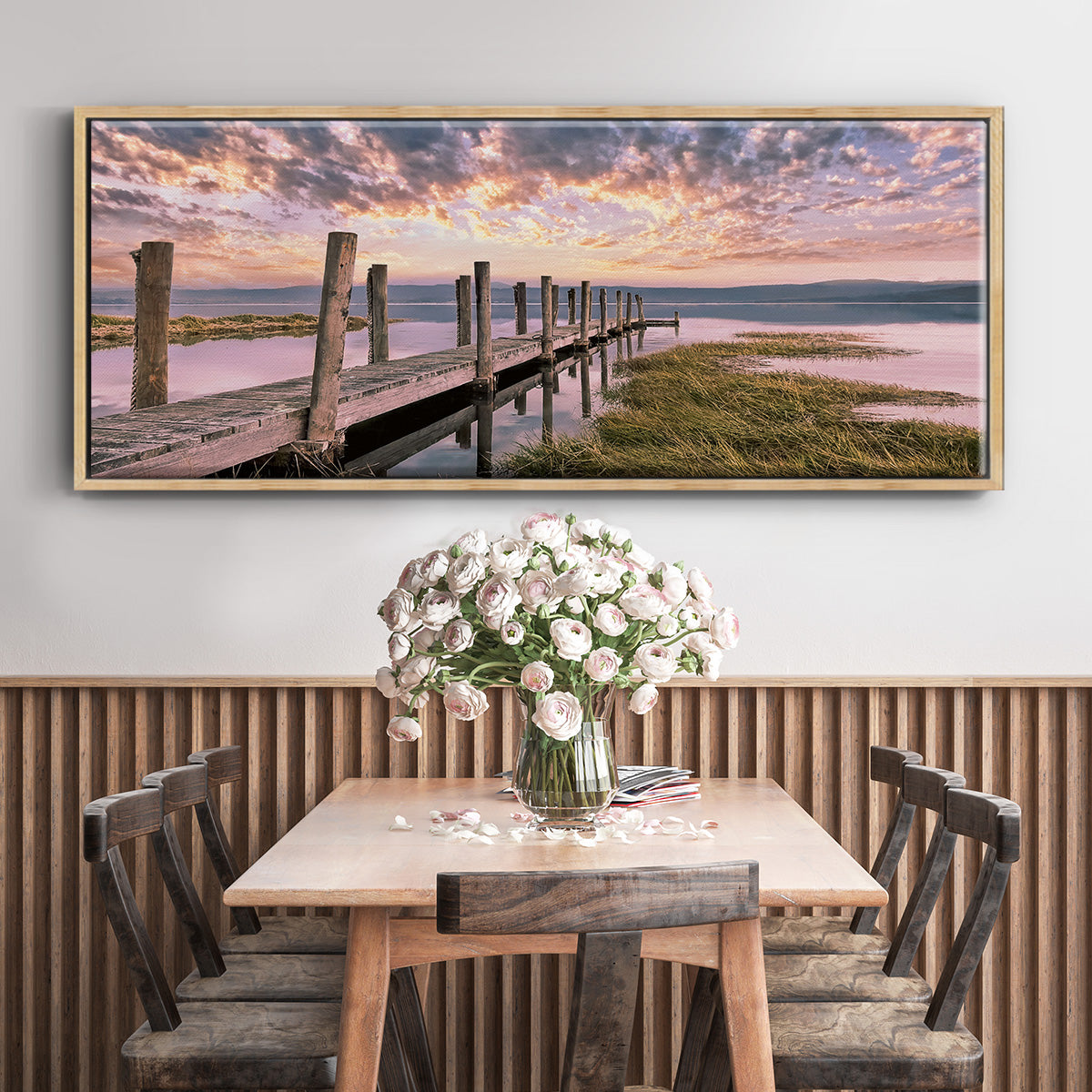 Sky - Floater Framed Canvas Print