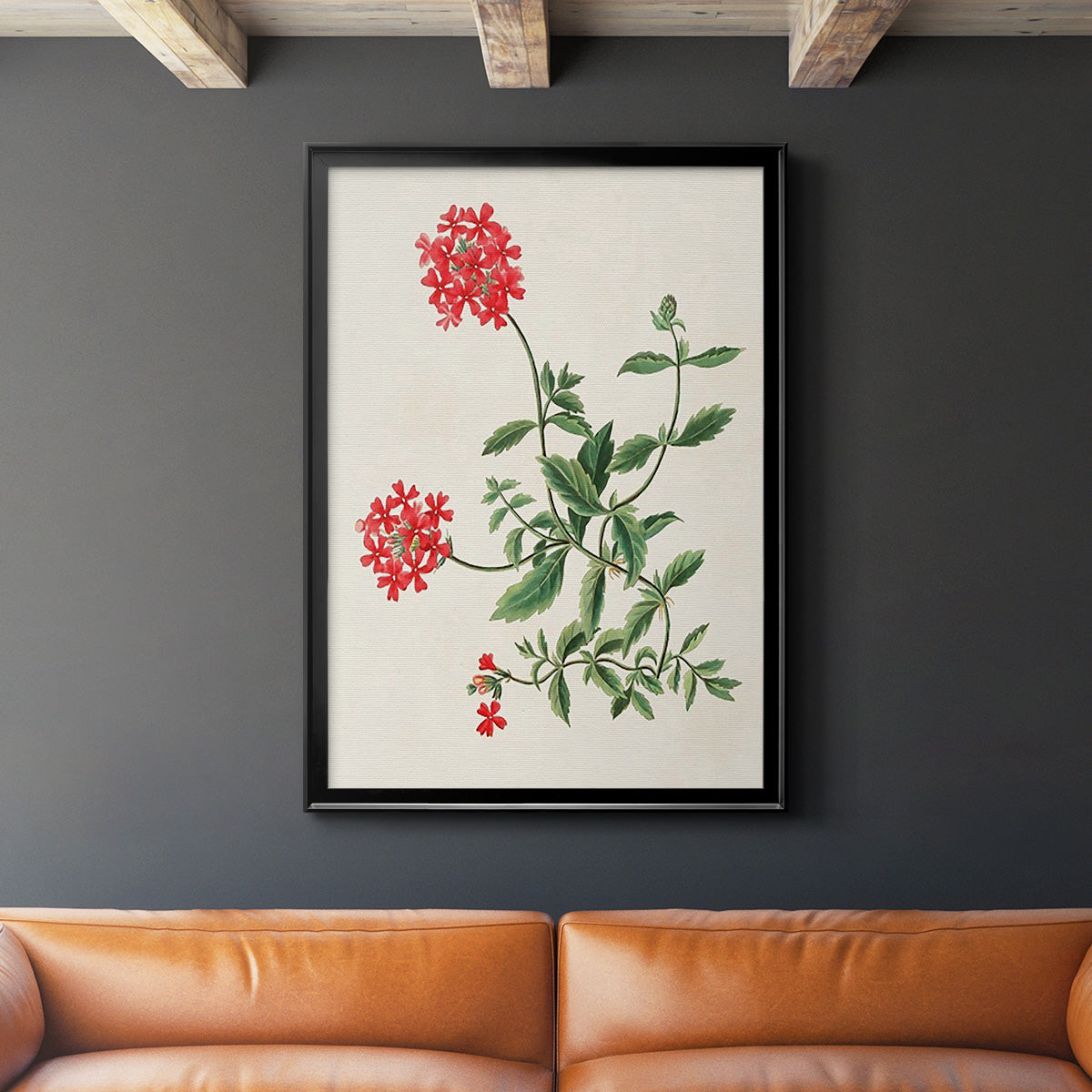 Flowers of the Seasons XI - Modern Framed Canvas Print