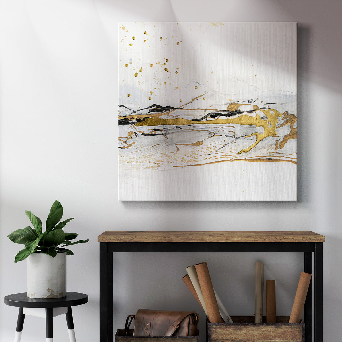 Golden Kelp II - Canvas Art Print